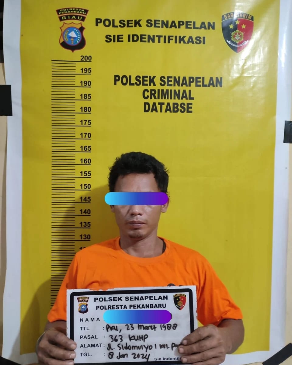 Polsek Senapelan Ringkus 2 Komplotan Pencuri Usai Beraksi di 3 TKP